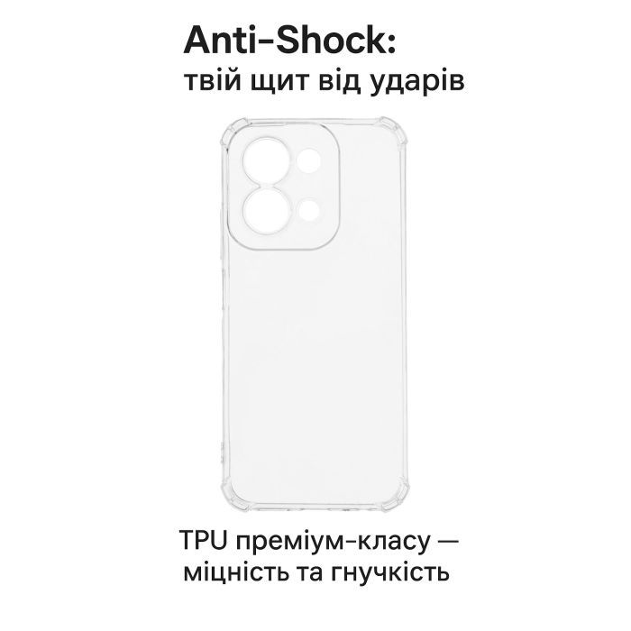 Чехол для мобильного телефона BeCover Anti-Shock Xiaomi Redmi 15C 4G/5G Clear (713812) изображение 2