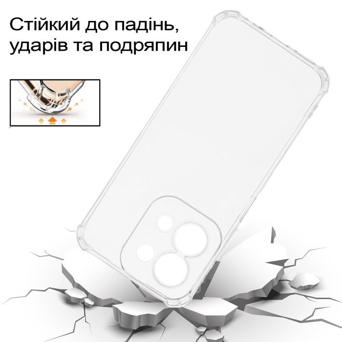 Чехол для мобильного телефона BeCover Anti-Shock Xiaomi Redmi 15C 4G/5G Clear (713812) изображение 3