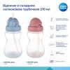 Поильник-непроливайка Canpol babies зі складною силіконовою трубочкою, синій 270 мл (56/109_blu2) изображение 4