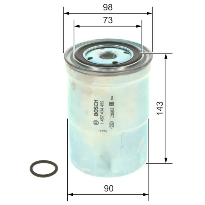 Фільтр паливний Bosch 1457434459 зображення 7