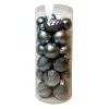 Елочная игрушка Chomik пластикові кульки компл. 31шт, 3см, сіро-сині (5900779877160_1)