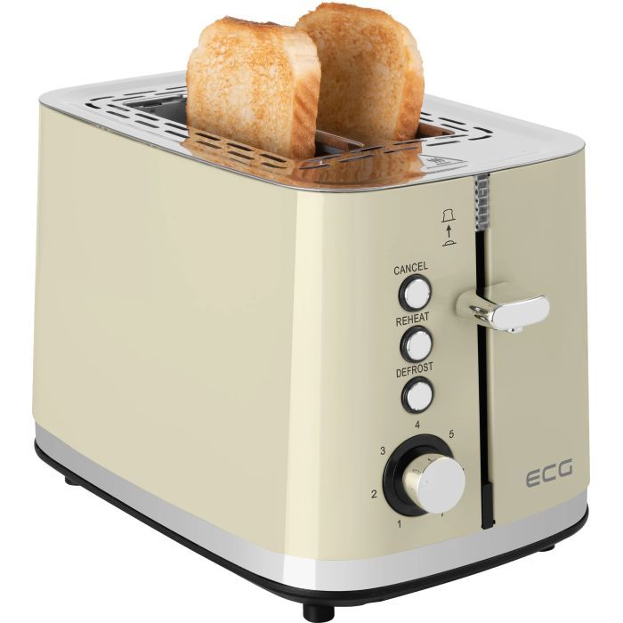 Тостер ECG ST 2766 Vintage Vanilla изображение 7