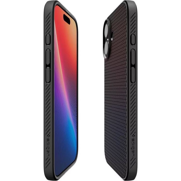 Чохол до мобільного телефона Spigen Liquid Air iPhone 17 Matte Black (ACS10369) зображення 10