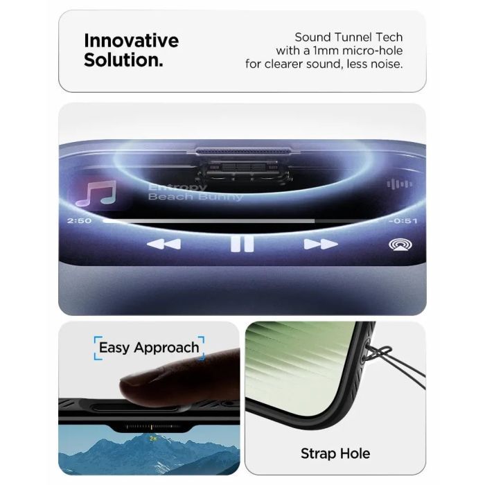 Чохол до мобільного телефона Spigen Liquid Air iPhone 17 Matte Black (ACS10369) зображення 6