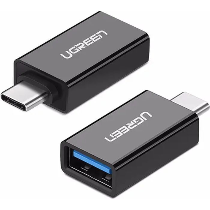 Переходник OTG USB 3.0 AF to USB-C US173 black UGREEN (20808) изображение 3