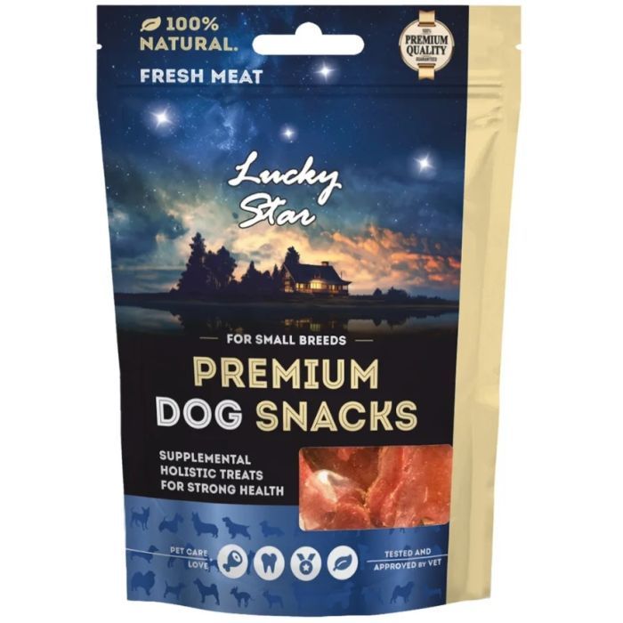 Лакомство для собак Lucky Star Косточки из мяса утки 65 г (4820281500633)