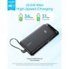 Батарея універсальна Anker 10000mAh, 22.5W, Built-In USB-C Cable, black (A110DH11) зображення 3