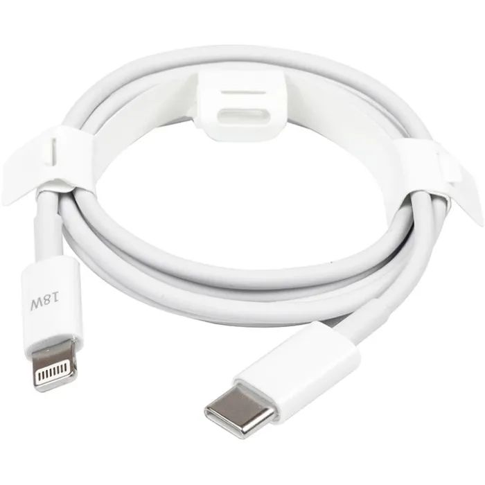 Дата кабель USB-C to Lightning 1.0m 18W PowerPlant (CA913268)