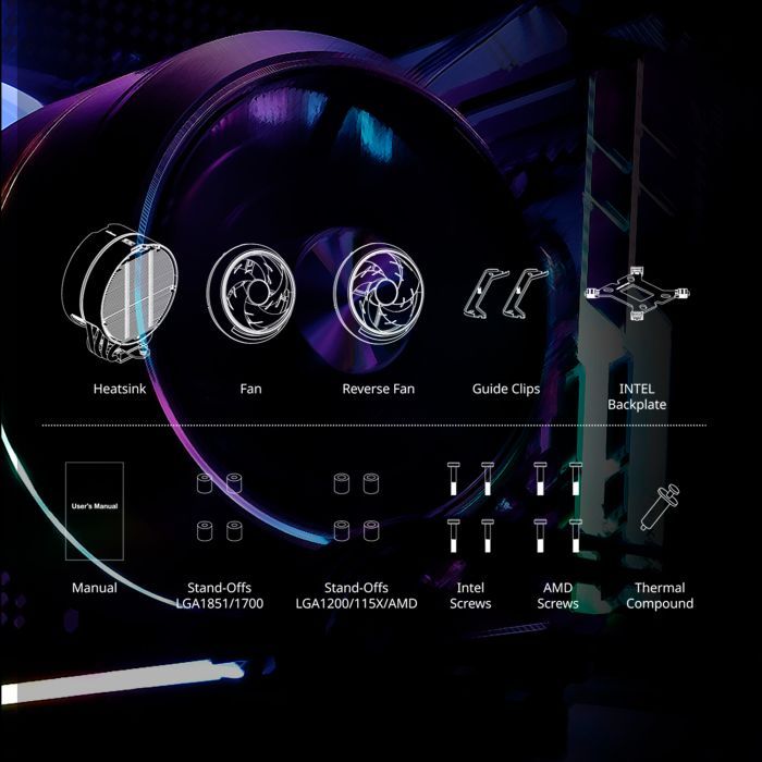 Кулер для процессора Zalman ZET5WHITE изображение 16