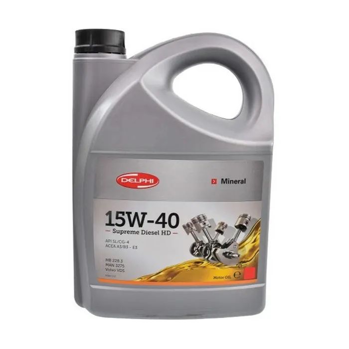 Моторное масло Delphi Supreme Diesel 15W-40, 4л (25185360)