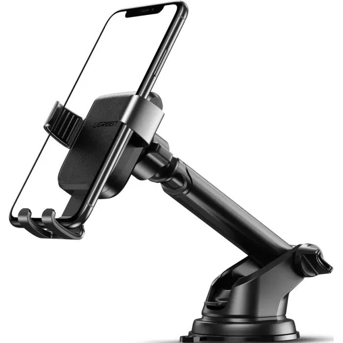Универсальный автодержатель Ugreen LP200 Gravity Phone Holder with Suction Cup Black (60990B)