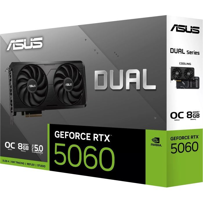 Видеокарта ASUS GeForce RTX5060 8Gb DUAL OC EVO (DUAL-RTX5060-O8G-EVO) изображение 12