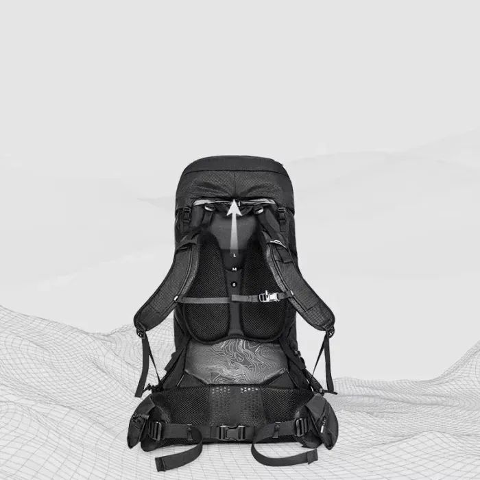 Рюкзак туристический Naturehike Helium CNK2450XB014, 70 л, чорний, M (6975641883876) изображение 3