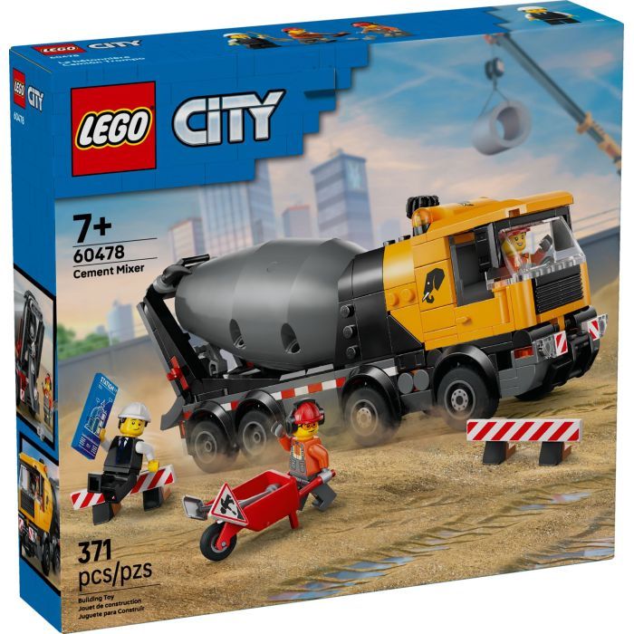 Конструктор LEGO City Бетонозмішувач (60478)