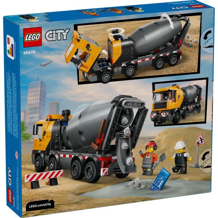 Конструктор LEGO City Бетонозмішувач (60478) зображення 7