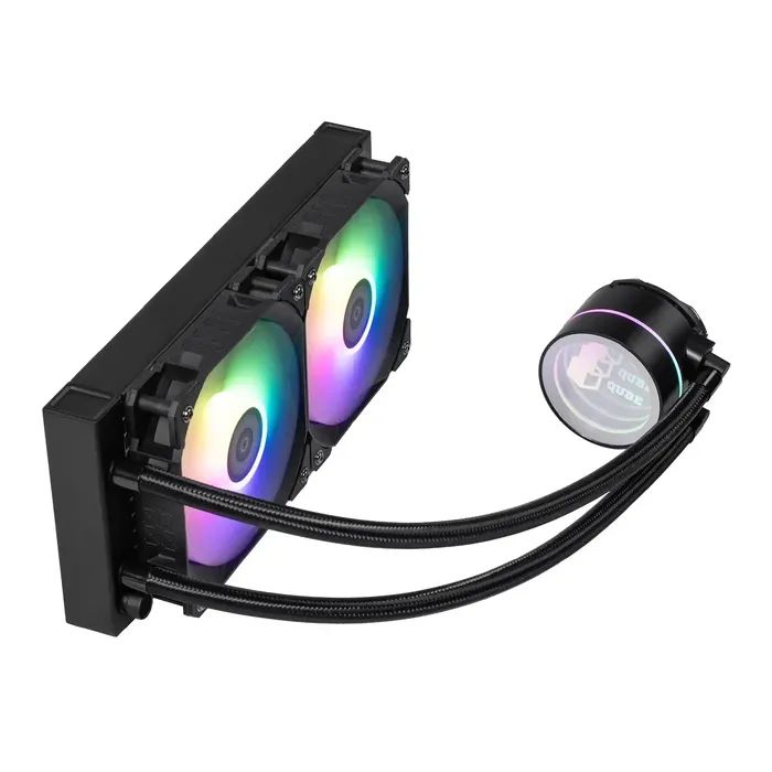 Система жидкостного охлаждения Qube ZT-240 black изображение 3
