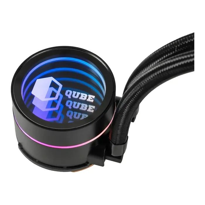Система жидкостного охлаждения Qube ZT-240 black изображение 4