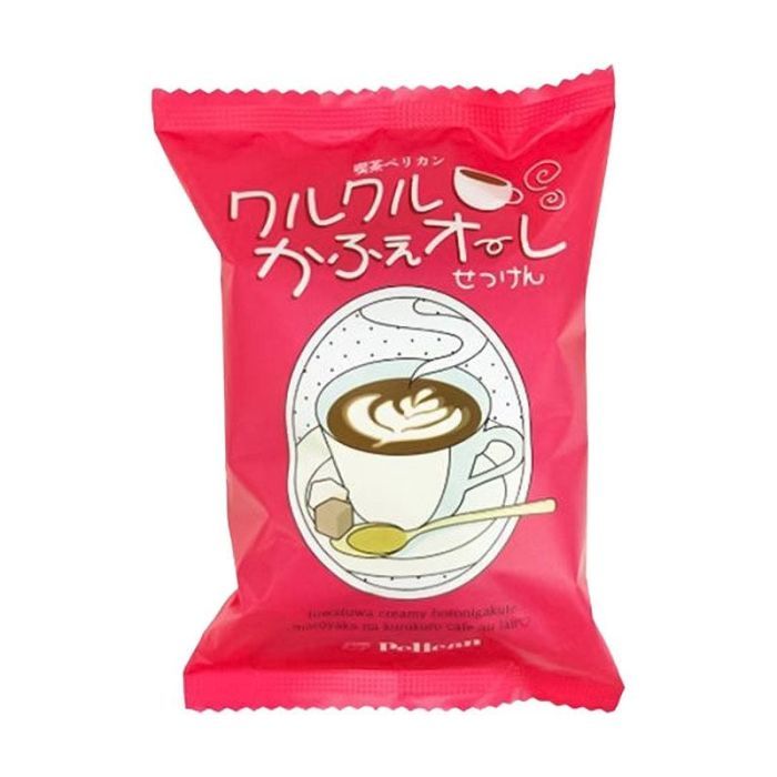 Твердое мыло Pelican С ароматом кофе с молоком 80 г (4976631481340)