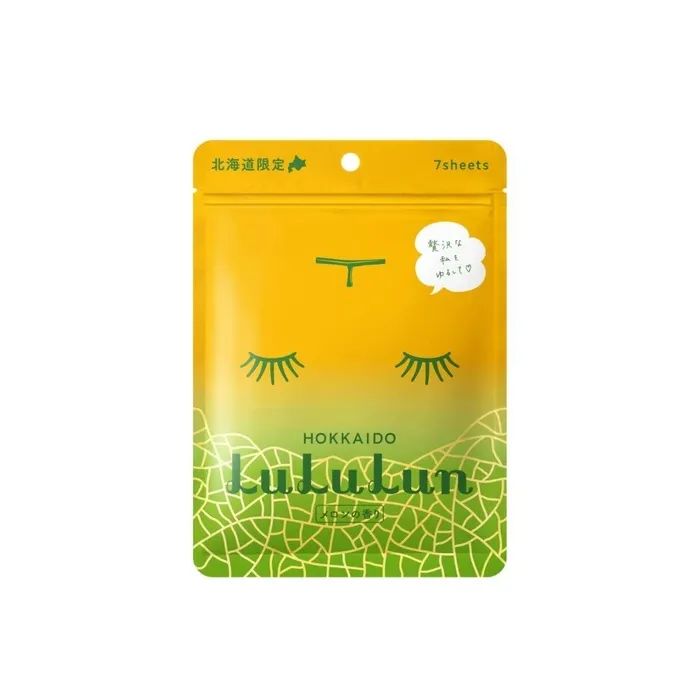Маска для лица Lululun Premium Face Mask Дыня из Хоккайдо 7 шт (4582305065831)