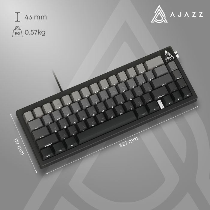 Клавиатура Ajazz AK650 Day Dream Switch Gradient USB UA Black (AK650-DD-BG) изображение 15