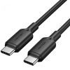 Дата кабель USB-C to USB-C 1.0m 60W black VENTION (TRCBF)