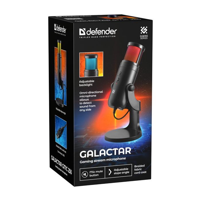 Микрофон Defender Galactar GMC 250 USB Black (64625) изображение 8