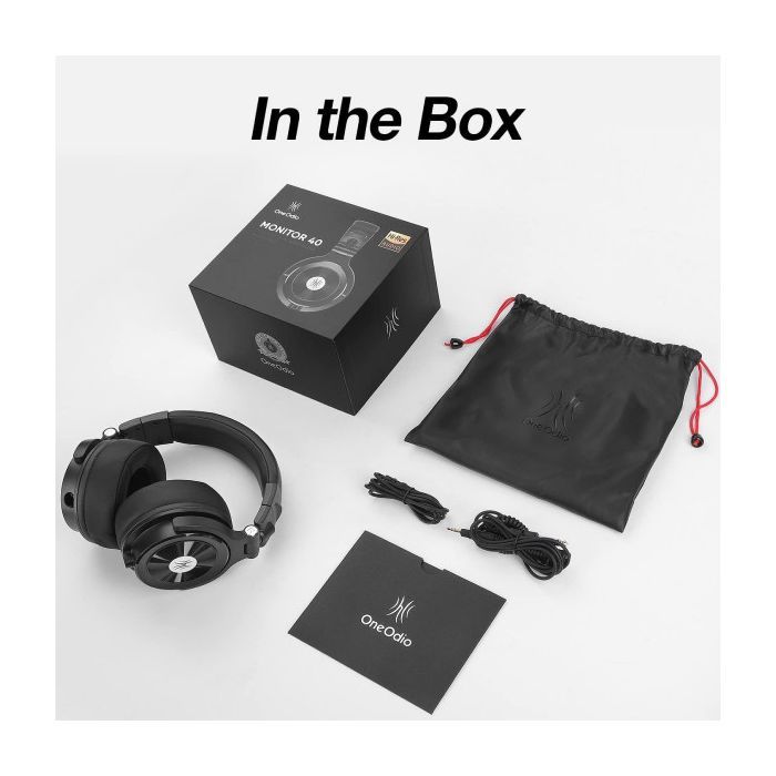 Наушники OneOdio Monitor 40 3,5мм/6,35мм Black (Monitor 40 Black) изображение 6
