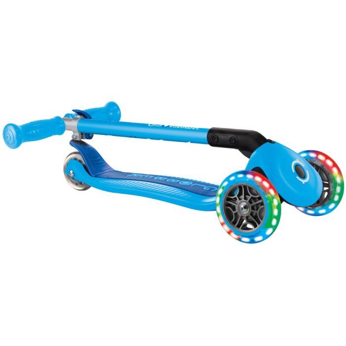 Самокат Globber серії Primo Foldable Lights блакитний Колеса з підсвічуванням (432-101-3) изображение 10