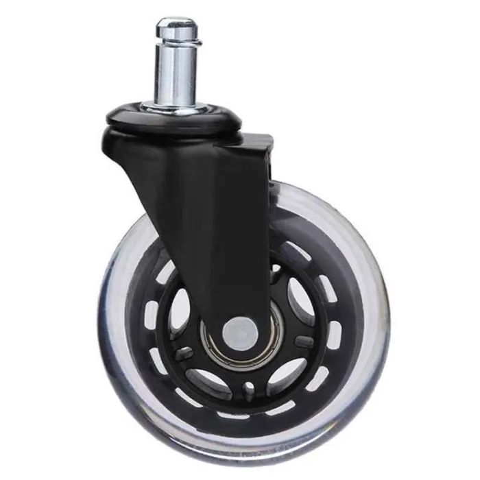 Ролик для кресла Аклас FI 11 бесшумный D-75, Прозрачный (00166278)