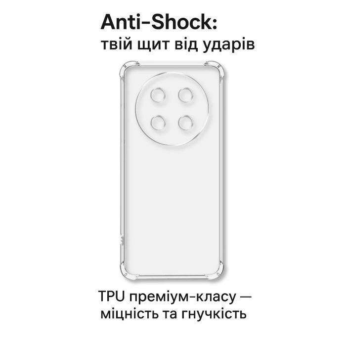 Чохол до мобільного телефона BeCover Anti-Shock Honor X9c Clear (714954) зображення 6