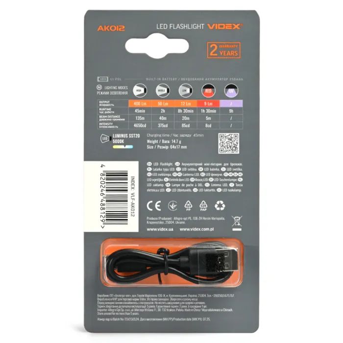 Фонарь Videx VLF-AK012 изображение 12