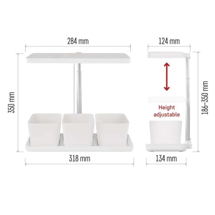 Настільна лампа EMOS LED лампа для рослин 7 W з таймером (Z7904) зображення 8