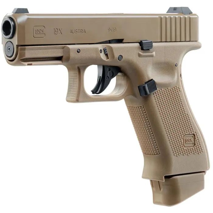 Страйкбольний пістолет Umarex Glock 19X Blowback СО2 кал. 6 мм ВВ (2.6435) зображення 2