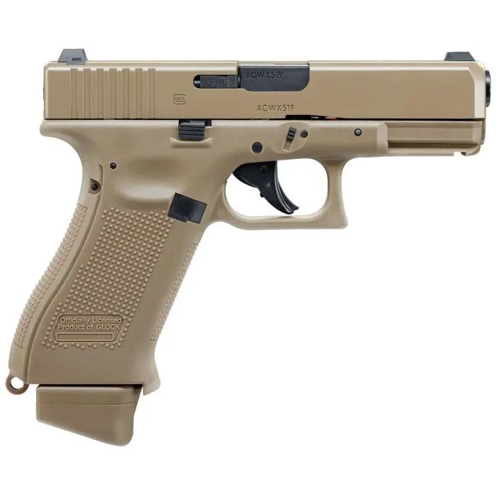 Страйкбольний пістолет Umarex Glock 19X Blowback СО2 кал. 6 мм ВВ (2.6435) зображення 3