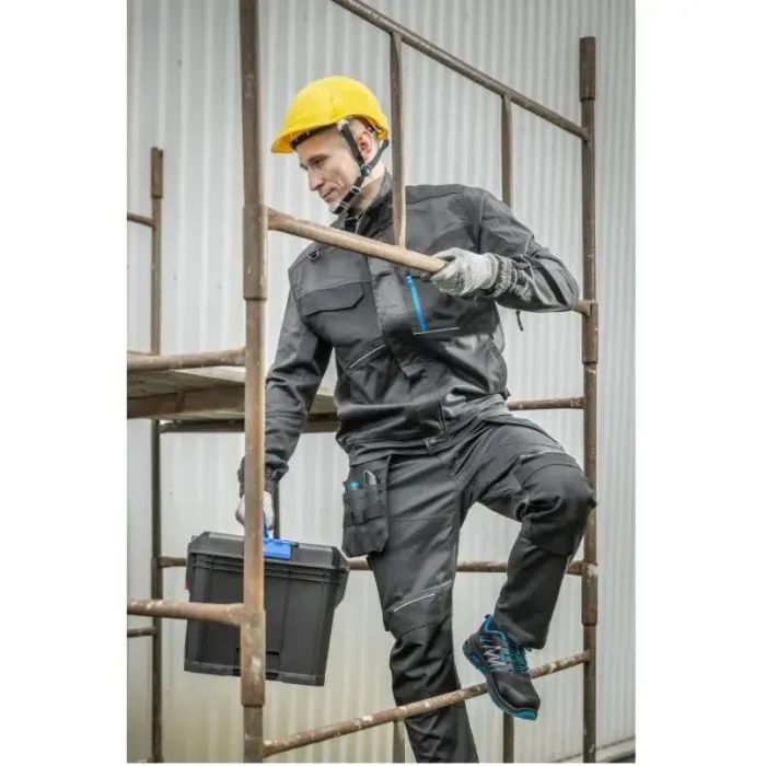 Каска захисна Hoegert PLONER HT5K195 пластик синя, універсальний розмір (HT5K195) зображення 8