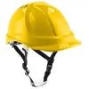 Каска захисна Hoegert PLONER HT5K194 пластик жовта, універсальний розмір (HT5K194)