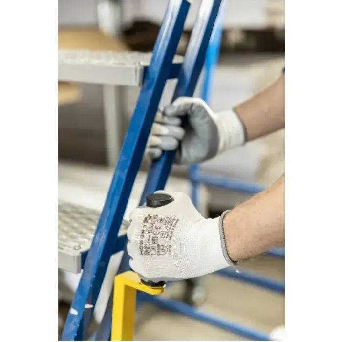 Захисні рукавиці Hoegert GLAN HT5K754-9 з нітриловим покриттям світло-сірі, 9 (HT5K754-9) зображення 2