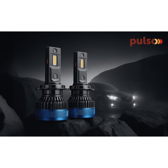 Автолампа PULSO LED-chips 3570 CSP/9-30V/2*65W/13000Lm/6000k (LC3-HB3) изображение 3