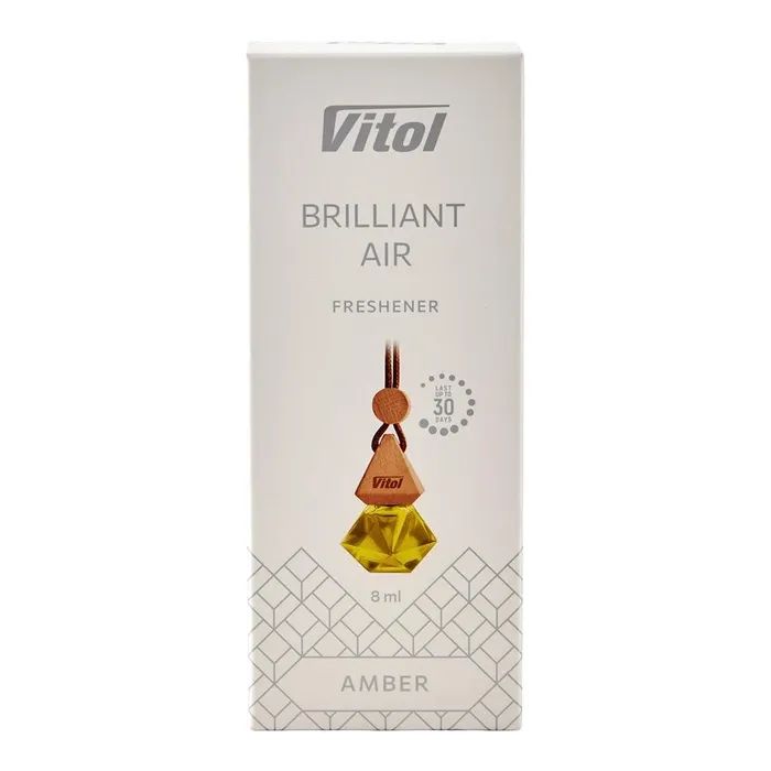 Ароматизатор для автомобіля VITOL Brilliant Air Amber 8мл (VBA01) зображення 2