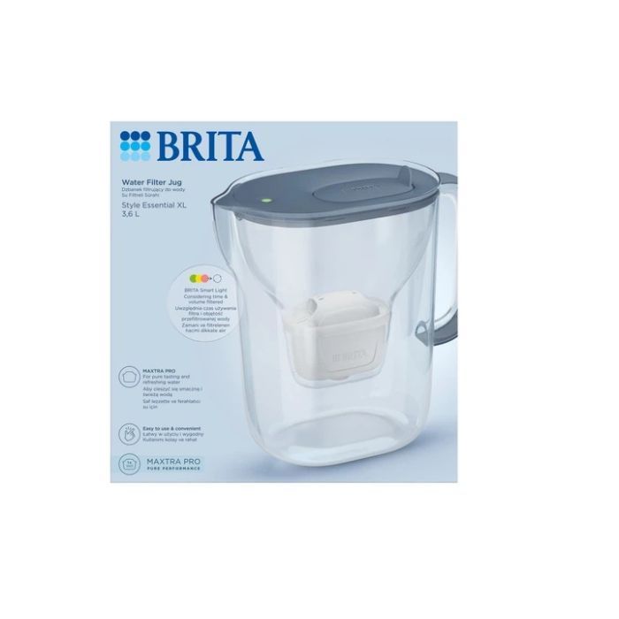 Фильтр-кувшин Brita Style Essential XL MXPro 3.6л з картриджем сіро-блакитний (1058043) изображение 12