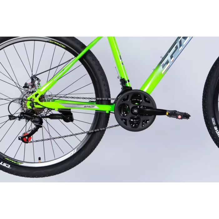 Велосипед Space 27.5" MARS DD FR рама-17" ST 2026 зелено-сріблястий (OPS-SP-27.5-068) зображення 5