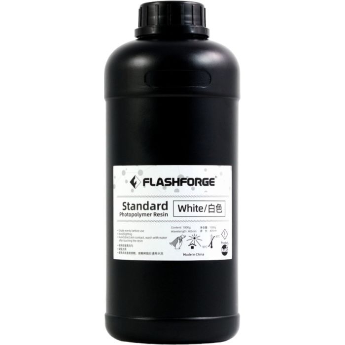 Фотополимерная смола Flashforge Resin Standart UV/LCD White 1kg (20002088001)
