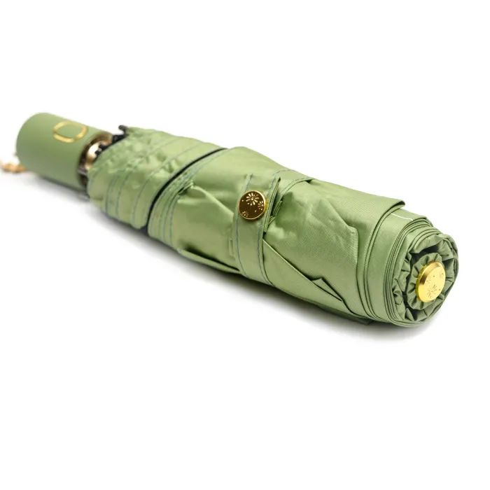 Зонт Krago Daisy складна міні повний автомат зелена (umb-12-001) изображение 4