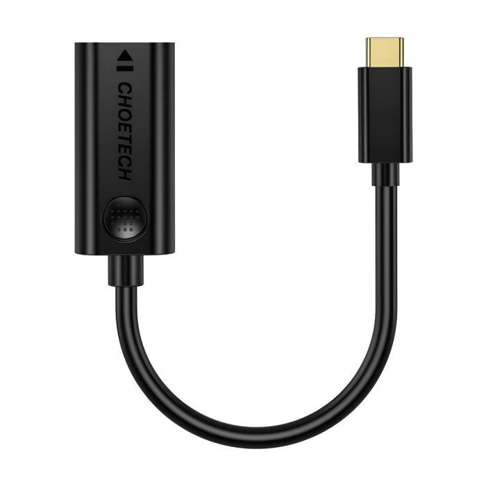Переходник USB-C M to HDMI F 0.15m 4K60Hz black Choetech (HUB-H04BK-V5)