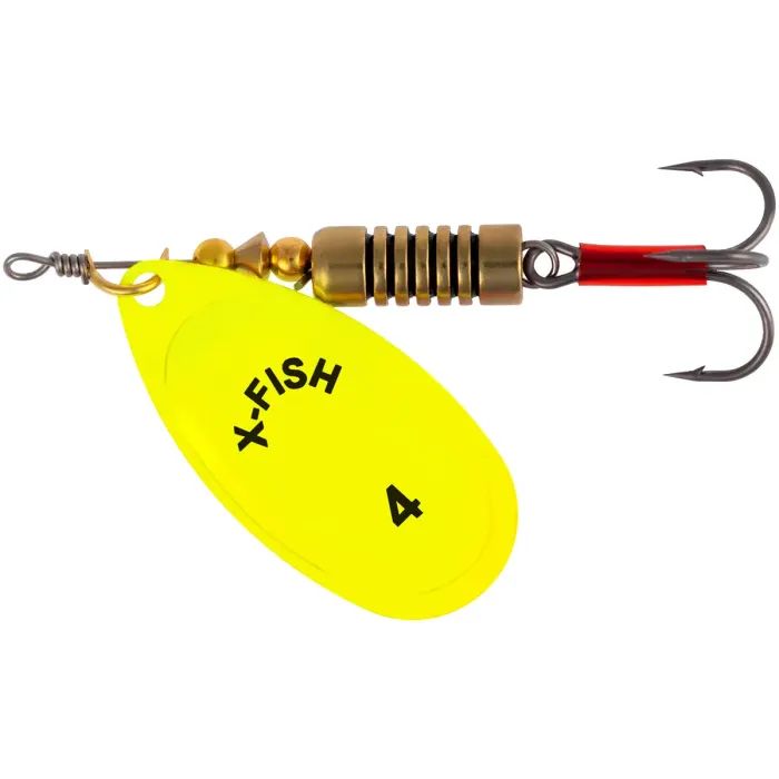 Блесна X-Fish Stark 9.5g 4 Nikel UV lime (1917.07.40)