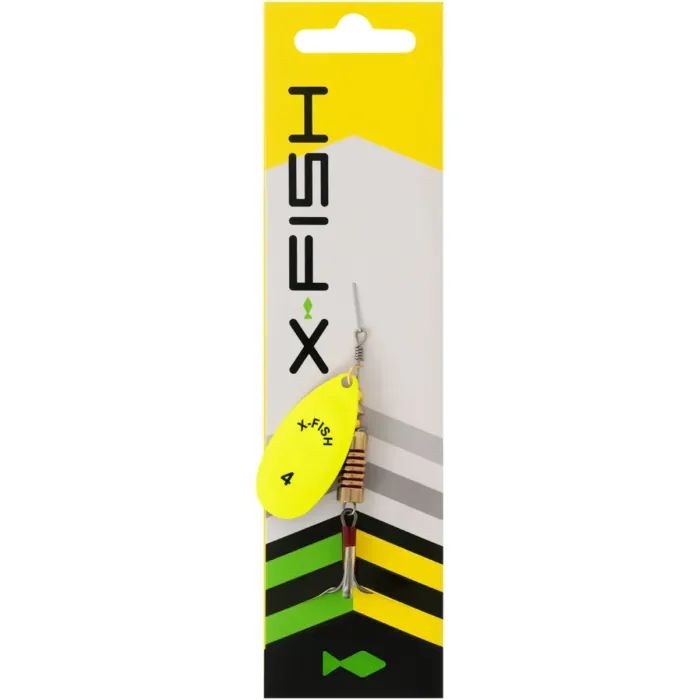 Блесна X-Fish Stark 9.5g 4 Nikel UV lime (1917.07.40) изображение 2