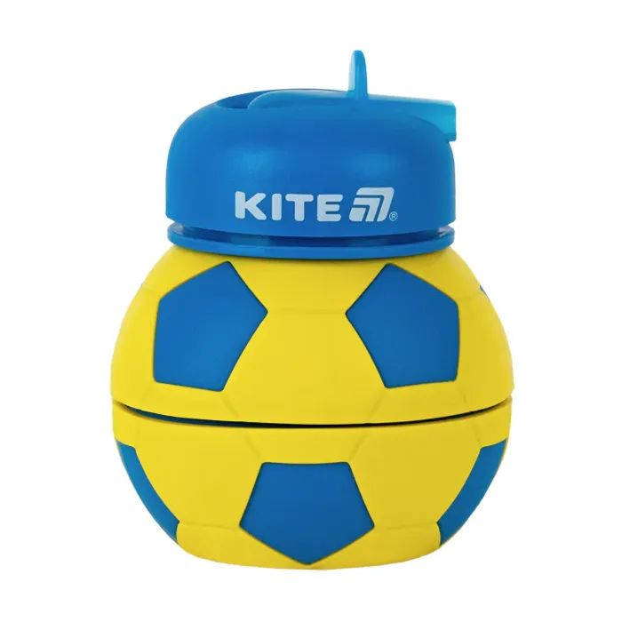 Поильник-непроливайка Kite силіконова , 550 мл, червоно-синя (K26-1272-3)