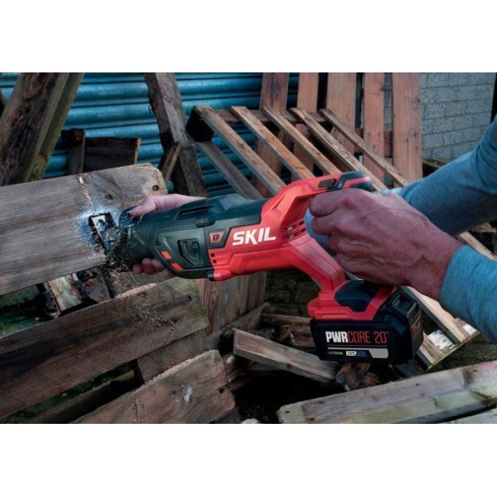 Сабельная пила Skil 3480 CB XP, бесщеточный, 4.0 Ah, ЗУ (SW1E3480CB+BC1E3111A) изображение 3