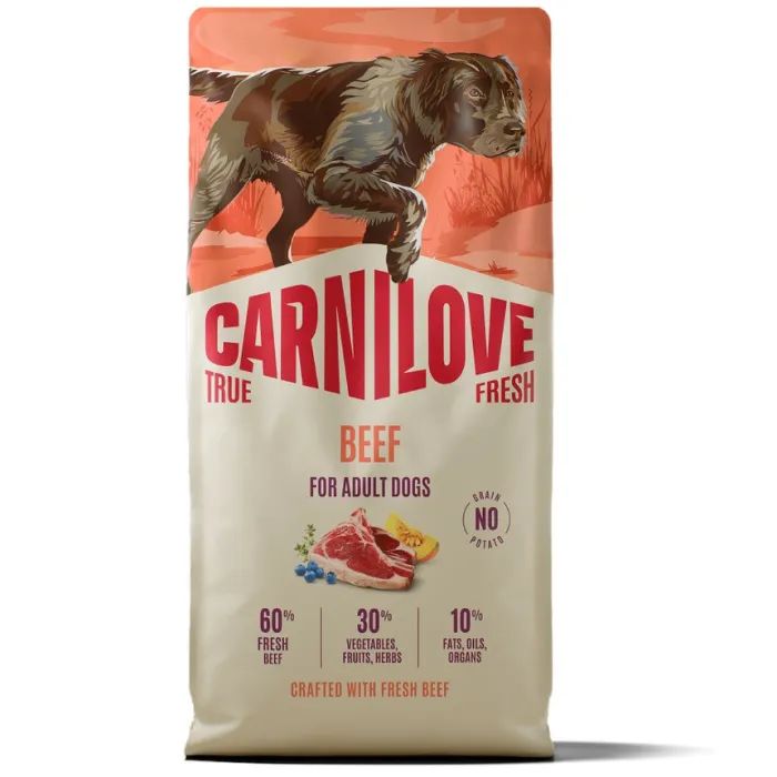 Сухий корм для собак Carnilove True Fresh Beef 1.5 кг (8595602581771)
