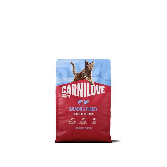 Сухой корм для кошек Carnilove Active Salmon & Turkey Sterilised 2 кг (8595602581559)